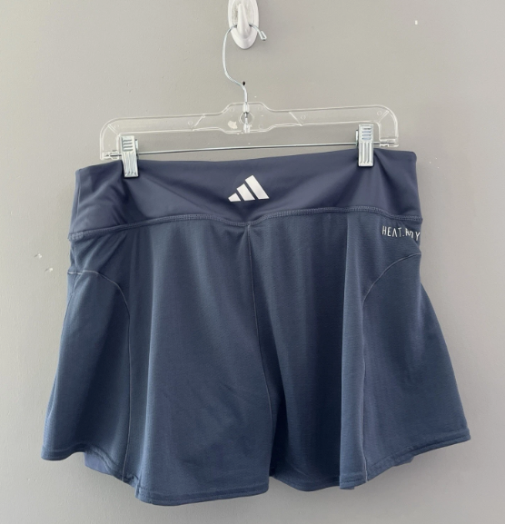 Adidas Mens  fit Athletic Skort Large Blue Solid