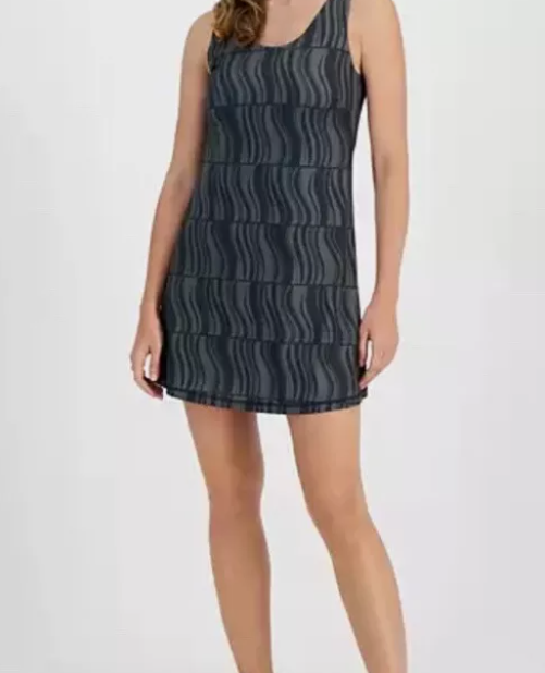 Ideology Womens  fit Sleeveless Athletic Dress Large Grey