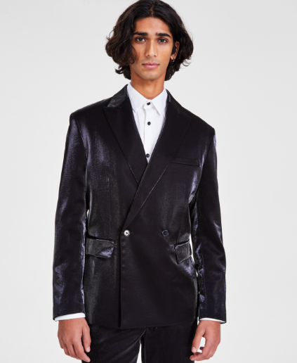 INC International Concepts Mens Slim fit Sport Coat Blazer XS Black