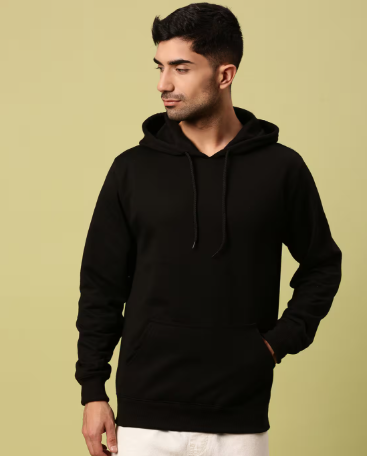 Cotton On Mens Regular fit Hoodie Sweatshirt XXL Black Solid