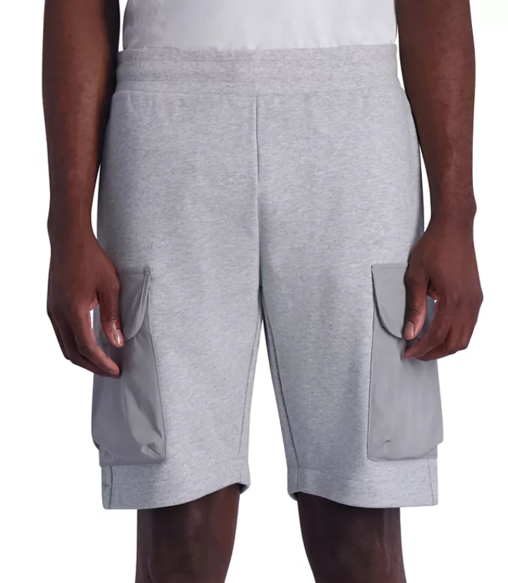 Karl Lagerfeld Mens Regular fit Sweat Shorts 32 Grey Solid