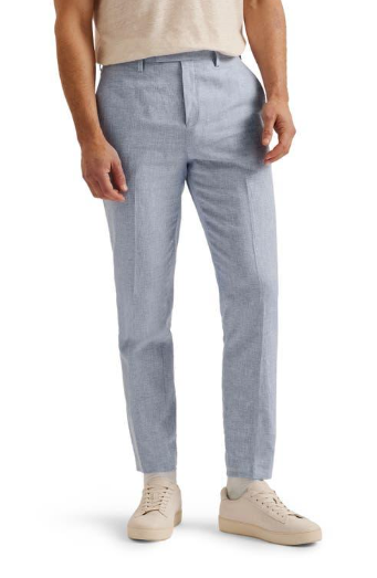 Ted Baker Mens Slim fit Casual Pants 32 / 32 Powder Blue