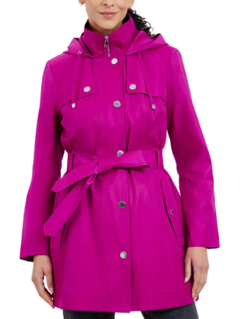 London Fog Womens Overcoat Coat XL Pink Solid