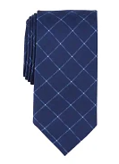 Michael Kors Mens Thanet Grid Tie Navy ONE SIZE