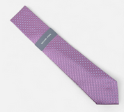 Michael Kors Mens Classic fit Tie Necktie One Size Purple Dot