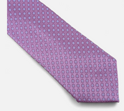 Michael Kors Mens Classic fit Tie Necktie One Size Purple Dot
