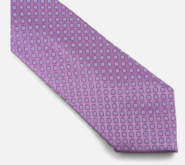 Michael Kors Mens Classic fit Tie Necktie One Size Purple Dot