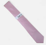 Bar III Mens Classic fit Tie Necktie One Size Pink Textured