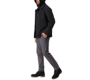 Bass Outdoor Mens Chore Coat Medium Black Removable Hood