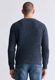 Buffalo Mens Classic fit Long Sleeve Crewneck Sweater XXL Crew Neck Blue