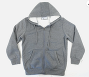 Q-Active Mens Regular fit Long Sleeve Full Zip Sweatshirt Medium Grey Solid