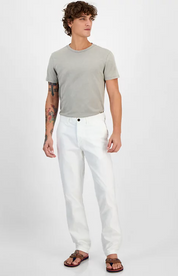 Tommy Hilfiger Mens Slim fit Chinos Pants 30 / 32 White Solid
