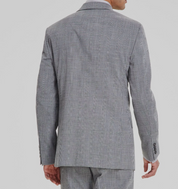 DKNY Mens Modern fit Suit Jacket Blazer 36 R Grey Plaid