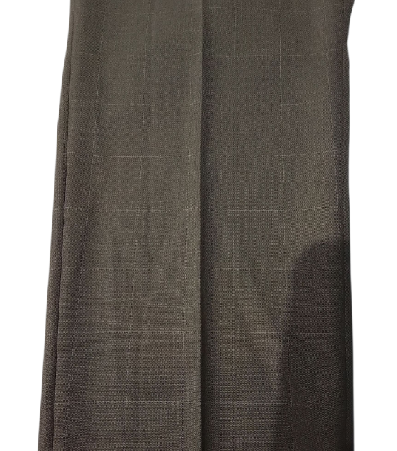 Calvin Klein Mens Slim fit Dress Pants 40 / 32 Brown Check