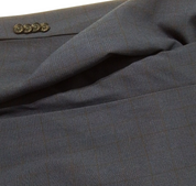 Tommy Hilfiger Mens Modern fit Sport Coat Blazer 40 R Navy Blue Plaid