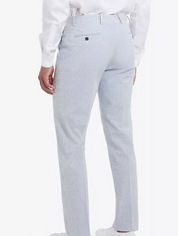 Tommy Hilfiger Mens Modern fit Dress Pants 36 / 30 Light Blue White Striped