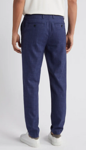 Ted Baker Mens Slim fit Dress Pants 36 / 31 Navy Blue Check