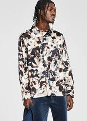 Jaywalker Mens Classic fit Long Sleeve Button-Up Shirt Small Multicolor