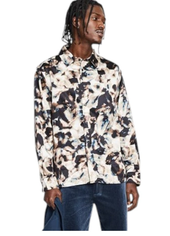 Jaywalker Mens Classic fit Long Sleeve Button-Up Shirt Small Multicolor