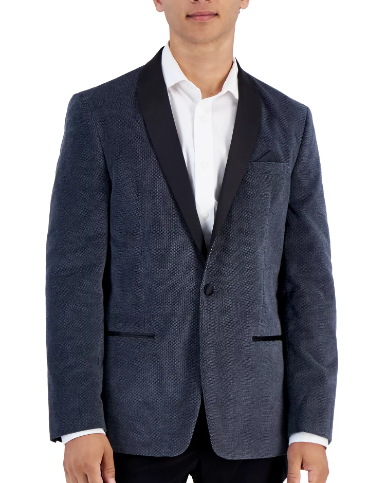 Vince Camuto Mens Slim fit Sport Coat Blazer 42 S Grey