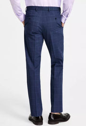 Tommy Hilfiger Mens Modern fit Dress Pants 40 / 30 Navy Blue Plaid