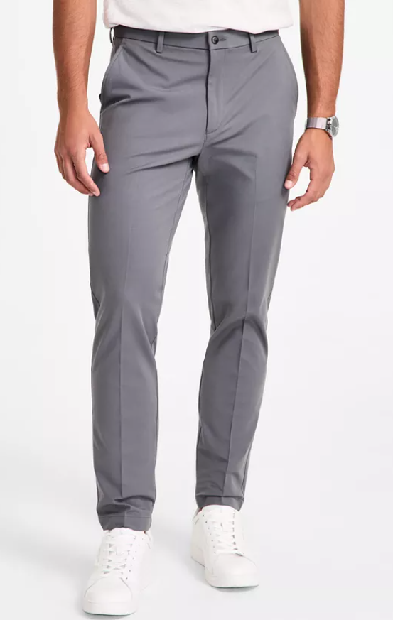 Michael Kors Mens Classic fit Dress Pants 40 / 30 Charcoal Grey Solid