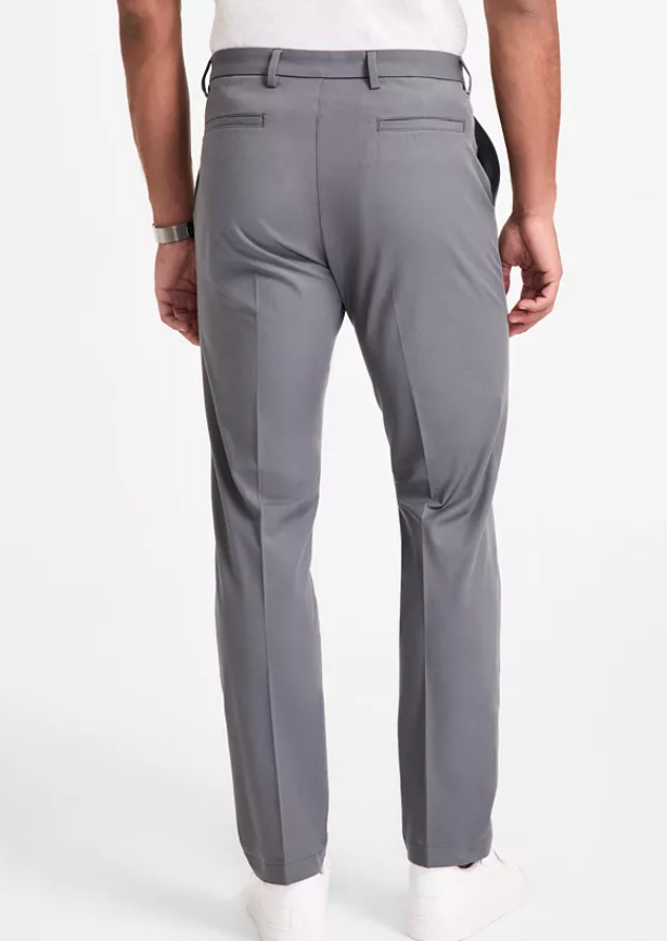 Michael Kors Mens Classic fit Dress Pants 38 / 30 Charcoal Grey Solid