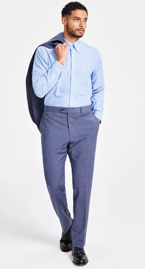 Brooks Brothers Mens Classic fit Dress Pants 33 / 30 Blue