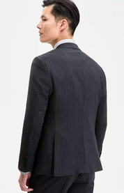 Hugo Boss Mens Modern fit Suit Jacket Blazer 40 S Black Striped