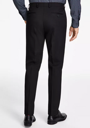 Alfani Mens Slim fit Dress Pants 36 / 32 Black Solid