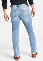 Sun + Stone Mens Straight fit Denim Jeans 34 / 30 Blue