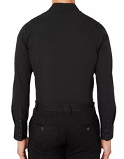 Con.struct Mens Slim fit Dress Shirt Small 14-14.5 32-33 Black Solid