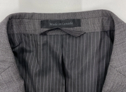 Calvin Klein Mens Slim fit Sport Coat Blazer 44 S Charcoal Grey