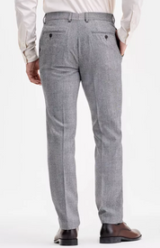 Ted Baker Mens Modern fit Dress Pants 33 / 30 Light Grey Plaid Stretch
