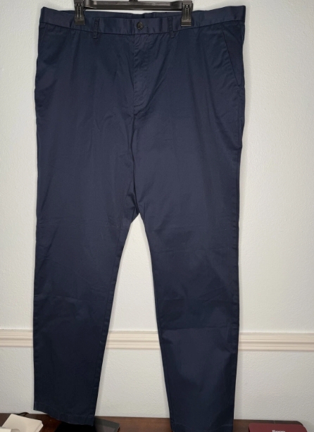 Michael Kors Mens Slim fit Dress Pants 30 / 30 Navy Blue Solid