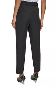 Karl Lagerfeld Womens Slim fit Dress Pants 14 / 30 Black Solid