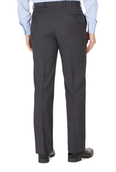 Lauren Ralph Lauren Mens Classic fit Dress Pants 38 / 32 Charcoal Grey Plaid Stretch
