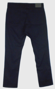 Chaps Mens Slim fit Casual Pants 32 / 30 Navy Blue Solid