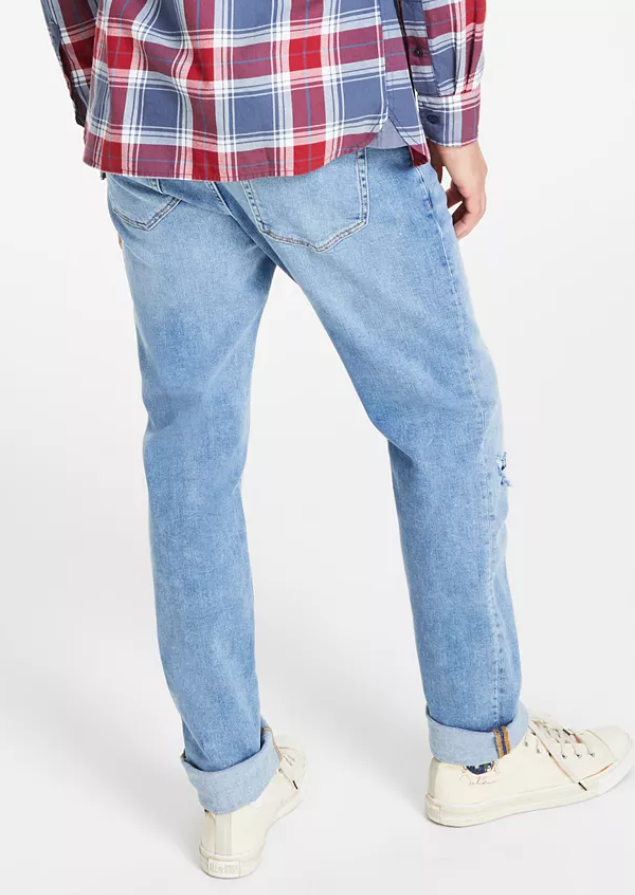 Sun + Stone Mens Slim fit Denim Jeans 33 / 30 Blue