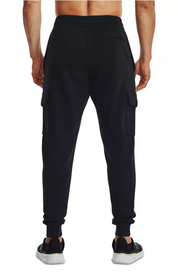 Under Armour Mens Modern fit Joggers Fleece Pants Small Black Solid