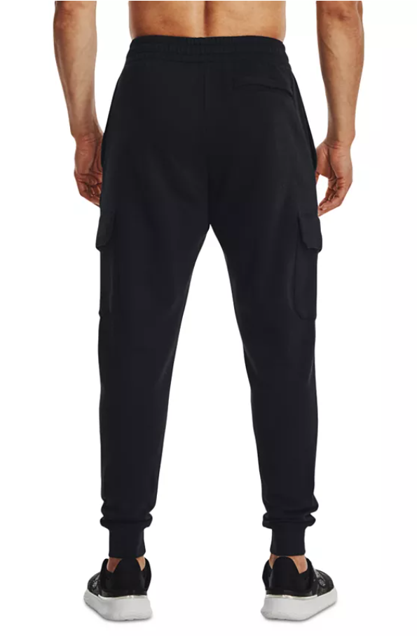 Under Armour Mens Modern fit Joggers Fleece Pants Small Black Solid