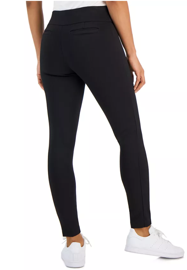 Jones New York Womens Regular fit Tights Pants XL Black Solid