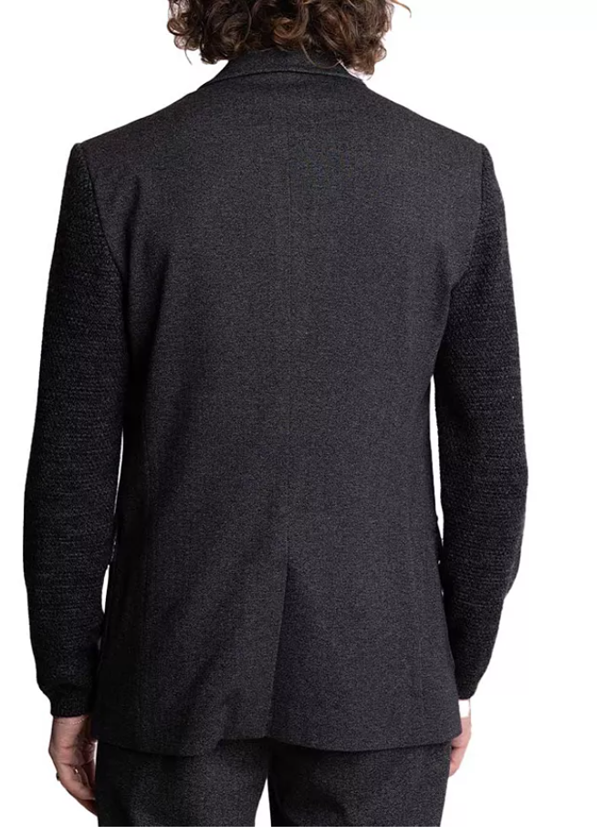 Paisley & Gray Mens Slim fit Sport Coat Blazer XXL Dark Grey Herringbone