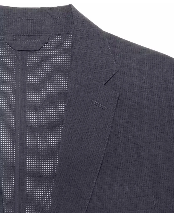 Alfani Mens Regular fit Suit Jacket Blazer XL Grey Check