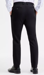 Ted Baker Mens Modern fit Dress Pants 34 / 32 Black Solid Stretch