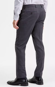 Ted Baker Mens Modern fit Wool Dress Pants 30 / 32 Gray Birdseye