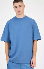 Hugo Boss Mens Regular fit Short Sleeve T-Shirt Shirt XL Blue Solid