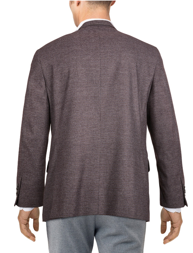 Michael Kors Mens Classic fit Sport Coat Blazer 44 L Purple Striped