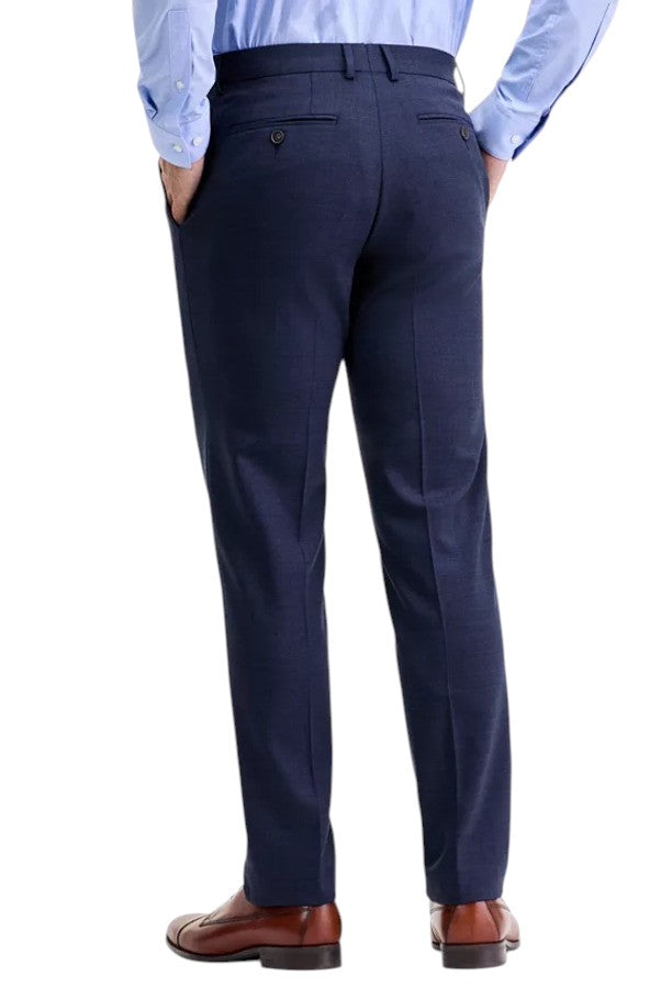 Ted Baker Mens Modern fit Dress Pants 36 / 30 Navy Blue Solid Stretch