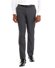 Perry Ellis Mens Modern fit Dress Pants 42 / 32 Charcoal Grey Stretch